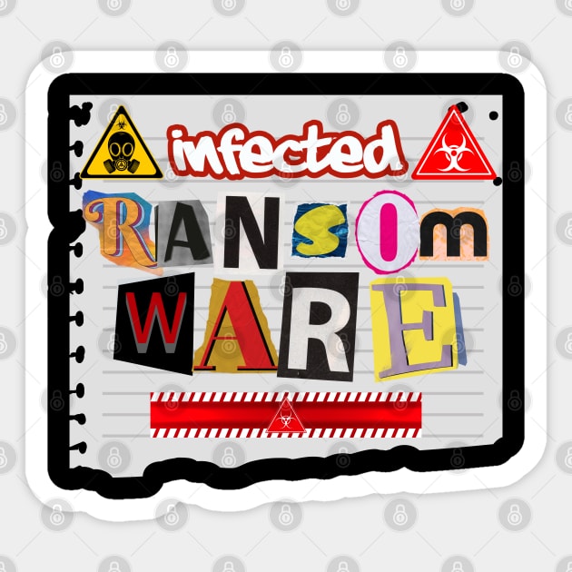 Ransomware Infection Sticker by iTMekanik